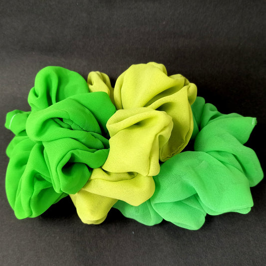 Evergreen Scrunchies Combo (Pack of 3)