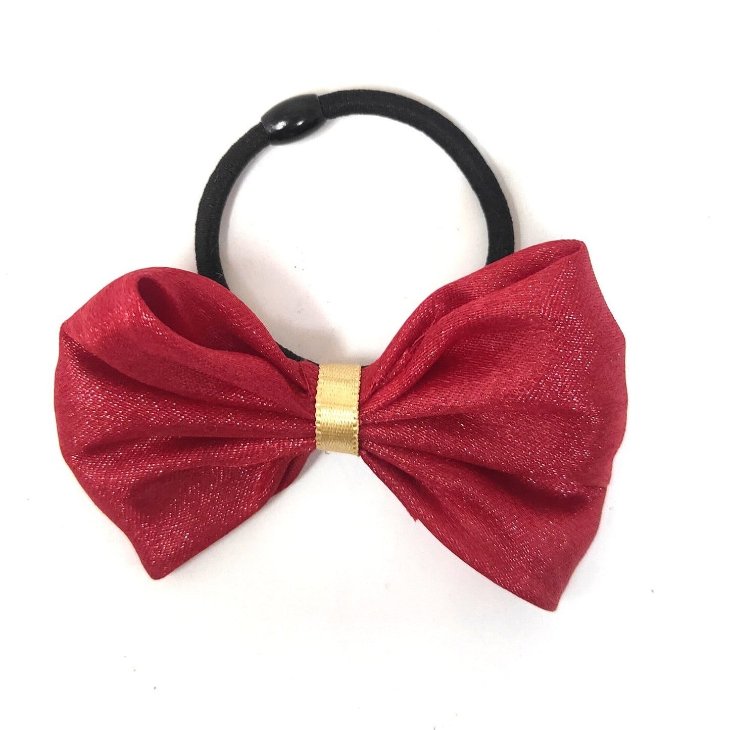 Scrunchies and Bow Hair Tie Christmas Combo (30-09, Pack of Three)