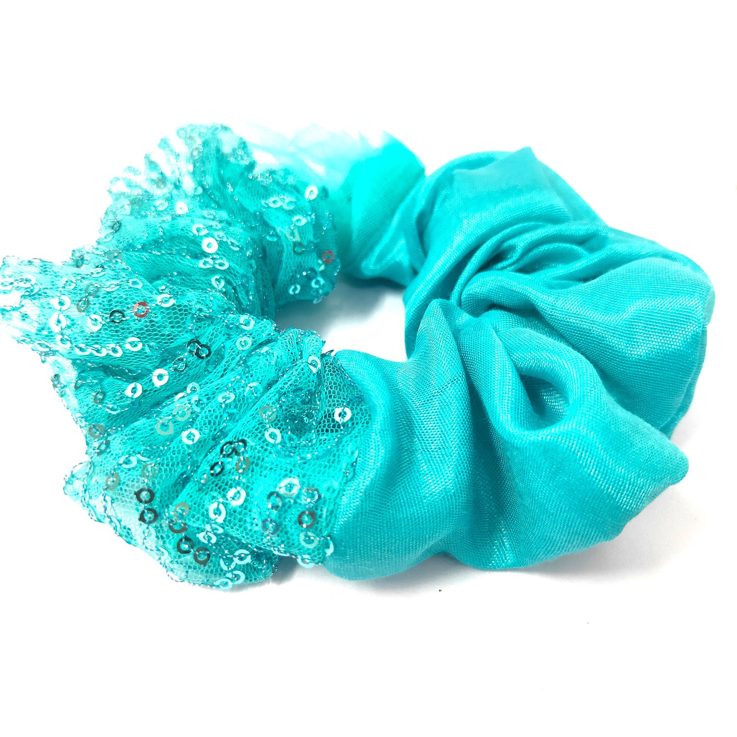 Aqua Dual Tone Scrunchie (31-10 Scrunchie)