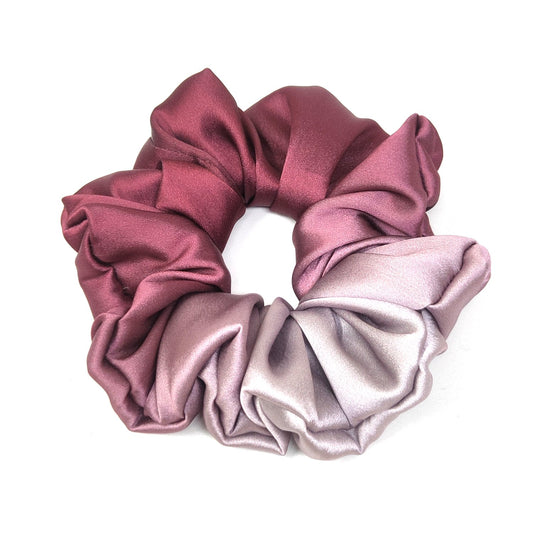 Lilac Dual Tone Satin Scrunchie (32-01b Scrunchie)