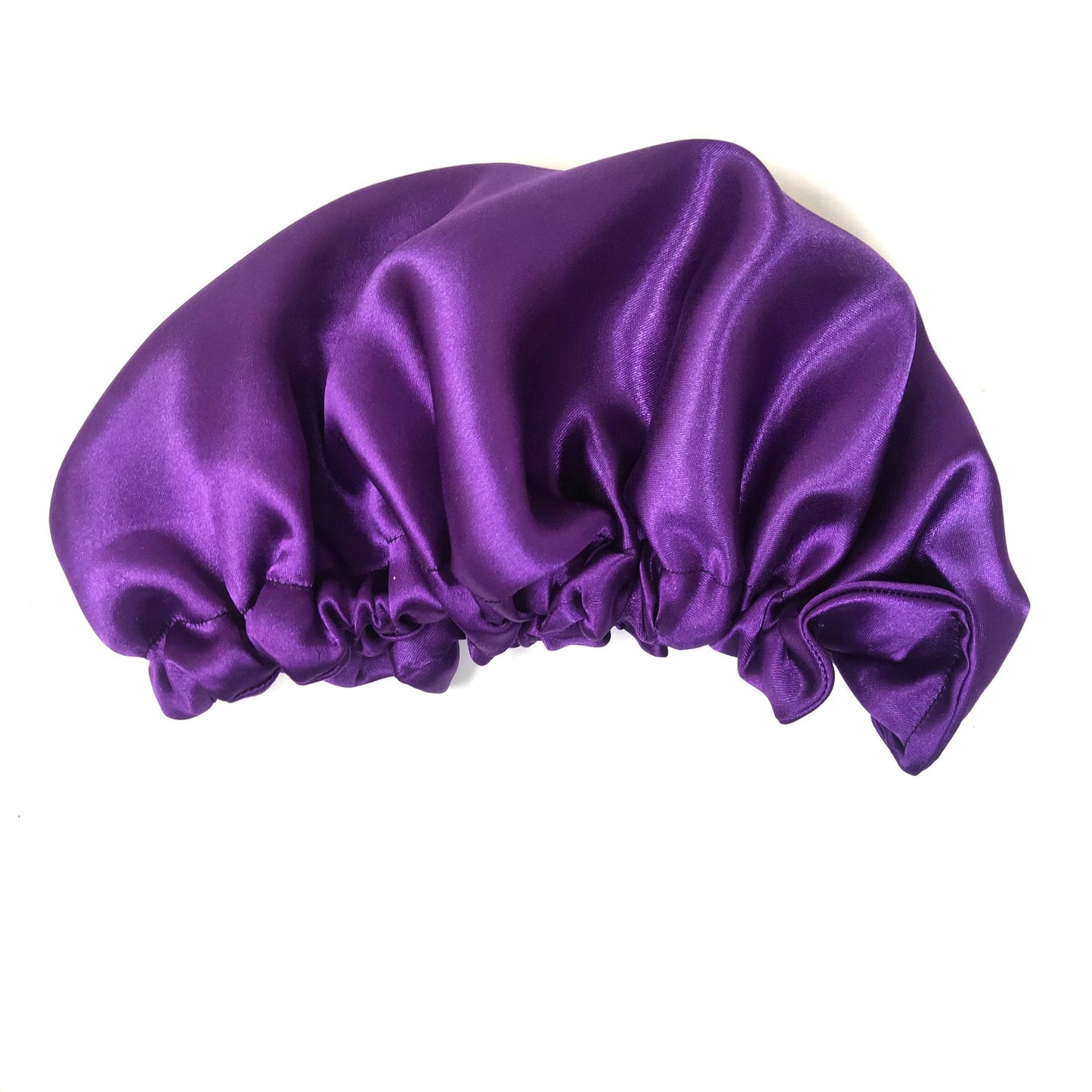 Anokhi Ada Handmade Satin Hair Bonnet Sleep Cap (36-01,Purple)