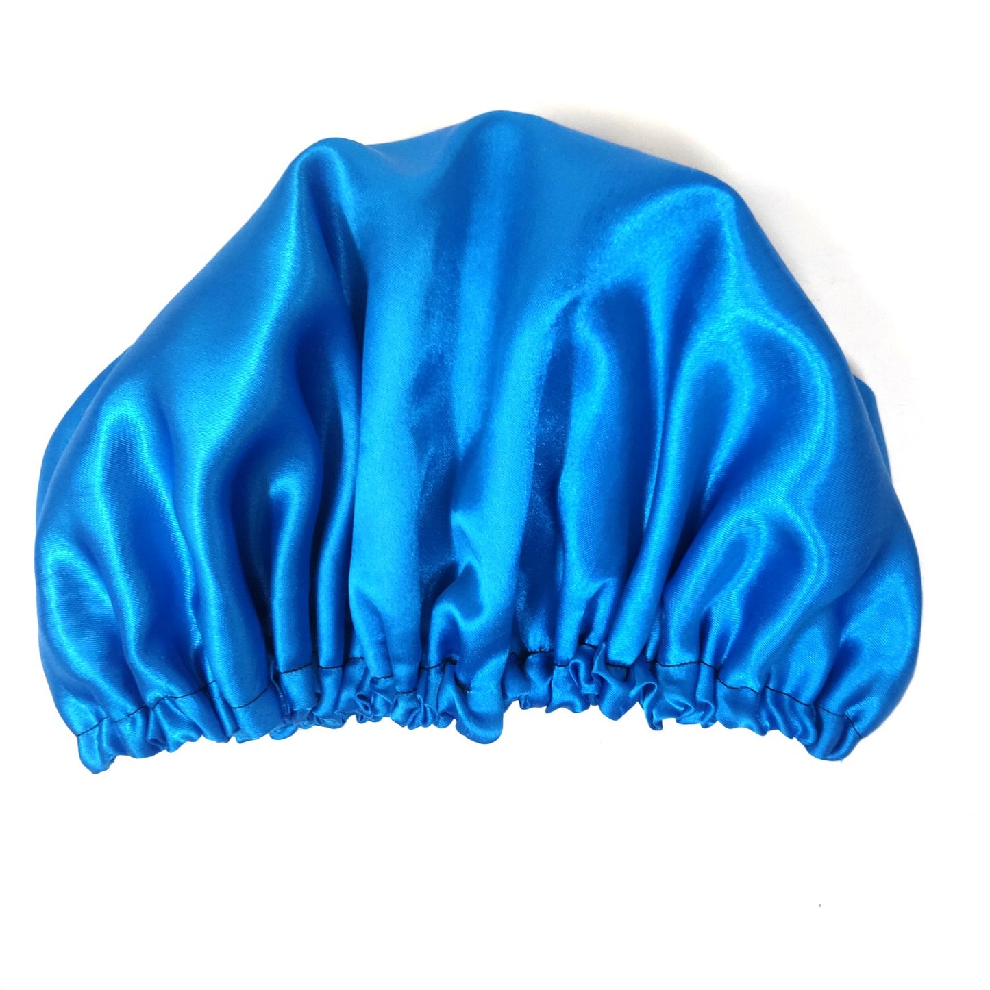 Anokhi Ada Handmade Satin Hair Bonnet Sleep Cap (36-02, Navy Blue)