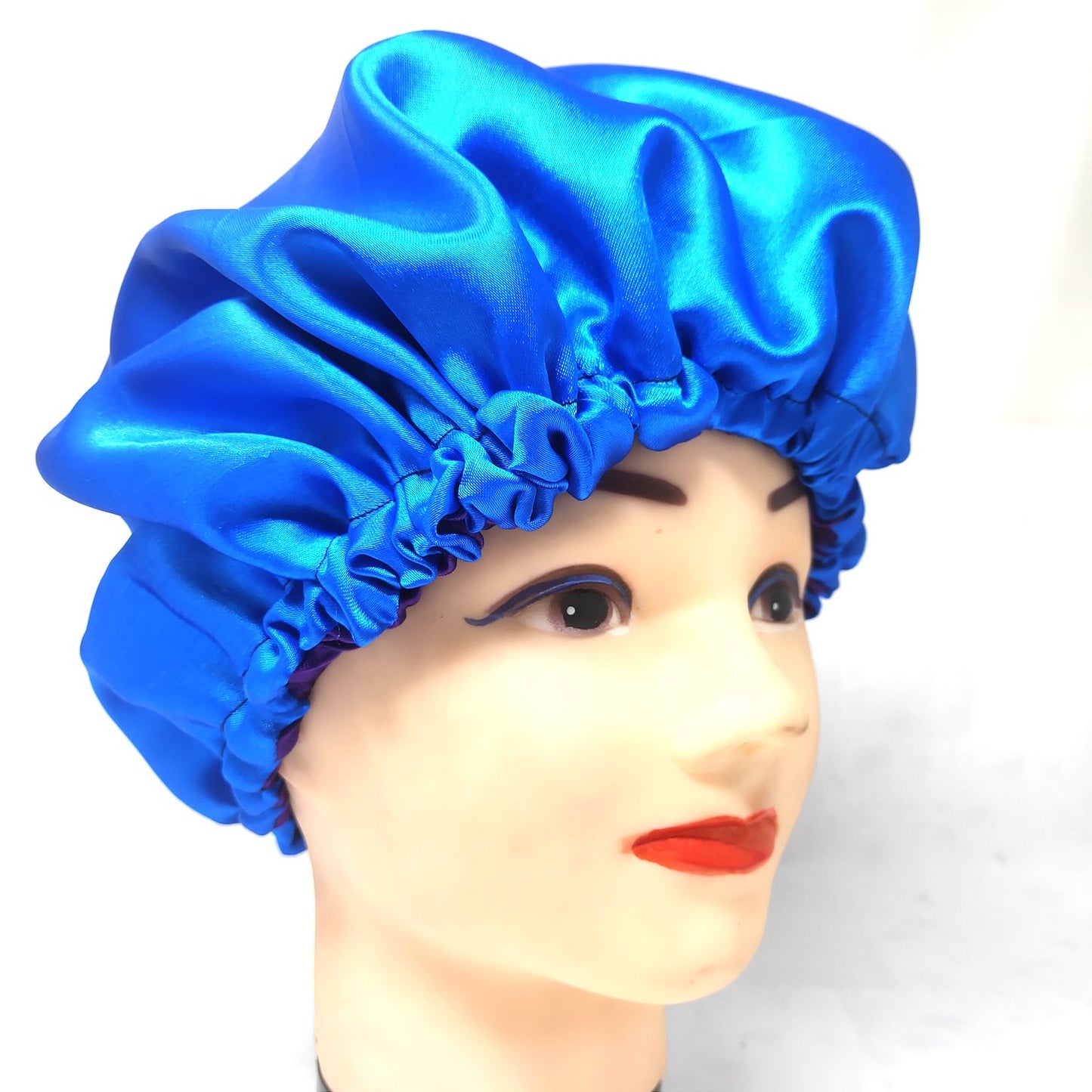 Anokhi Ada Handmade Dual Sided Satin Hair Bonnet Sleep Cap (36-04)