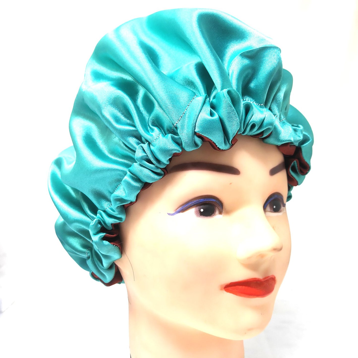 Anokhi Ada Handmade Dual Sided Satin Hair Bonnet Sleep Cap (36-08)