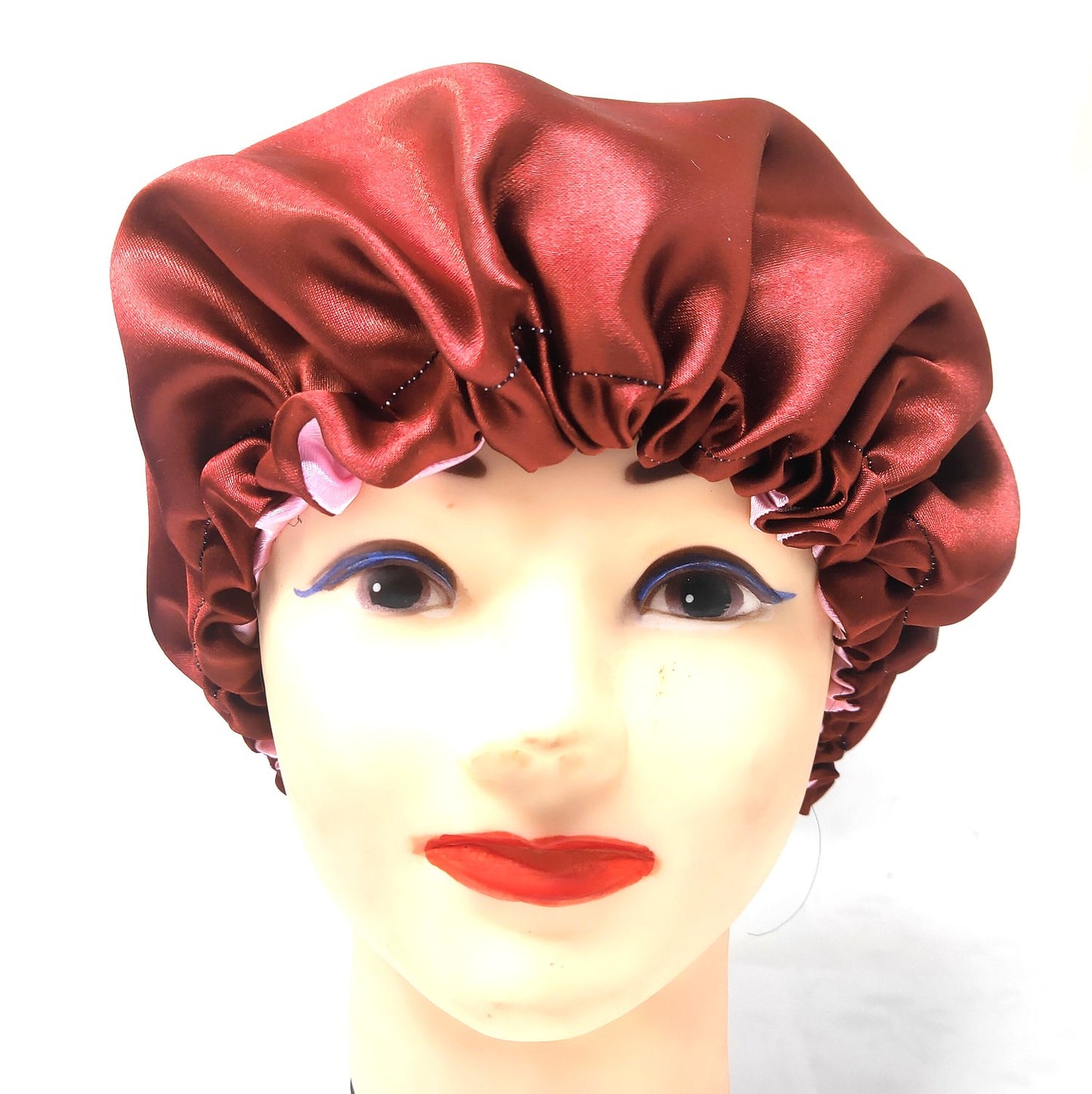 Anokhi Ada Handmade Dual Sided Satin Hair Bonnet Sleep Cap (36-09)