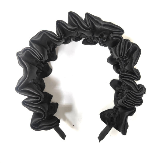 Black Berry Scrunch Headband  (37-01)