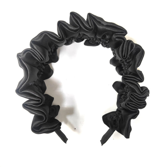 Black Berry Scrunch Headband  (37-01)