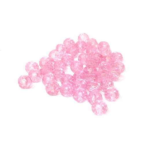 8 mm Translucent Crystal Beads for Jewellery Making and Decoration (100 Beads) - 96-02