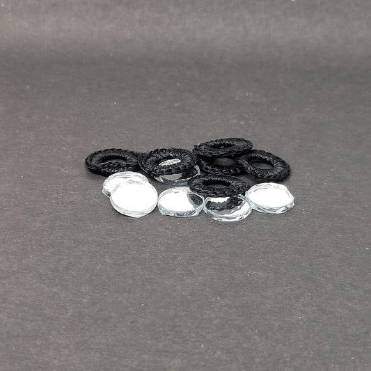 20 mm Frame with Mirror Beads for Various DIY and Craft Work (12 Beads) 96-18