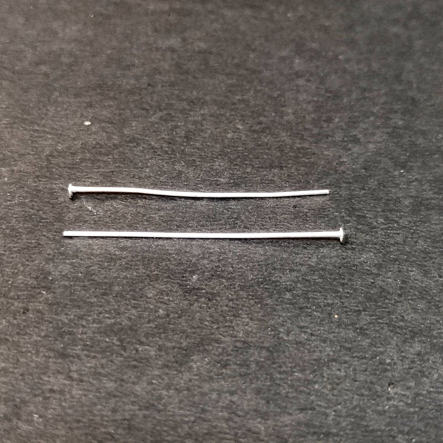 4.5 cm Silver Head Pins for Making Earrings and Jewellery (25 Pcs) - 96-26