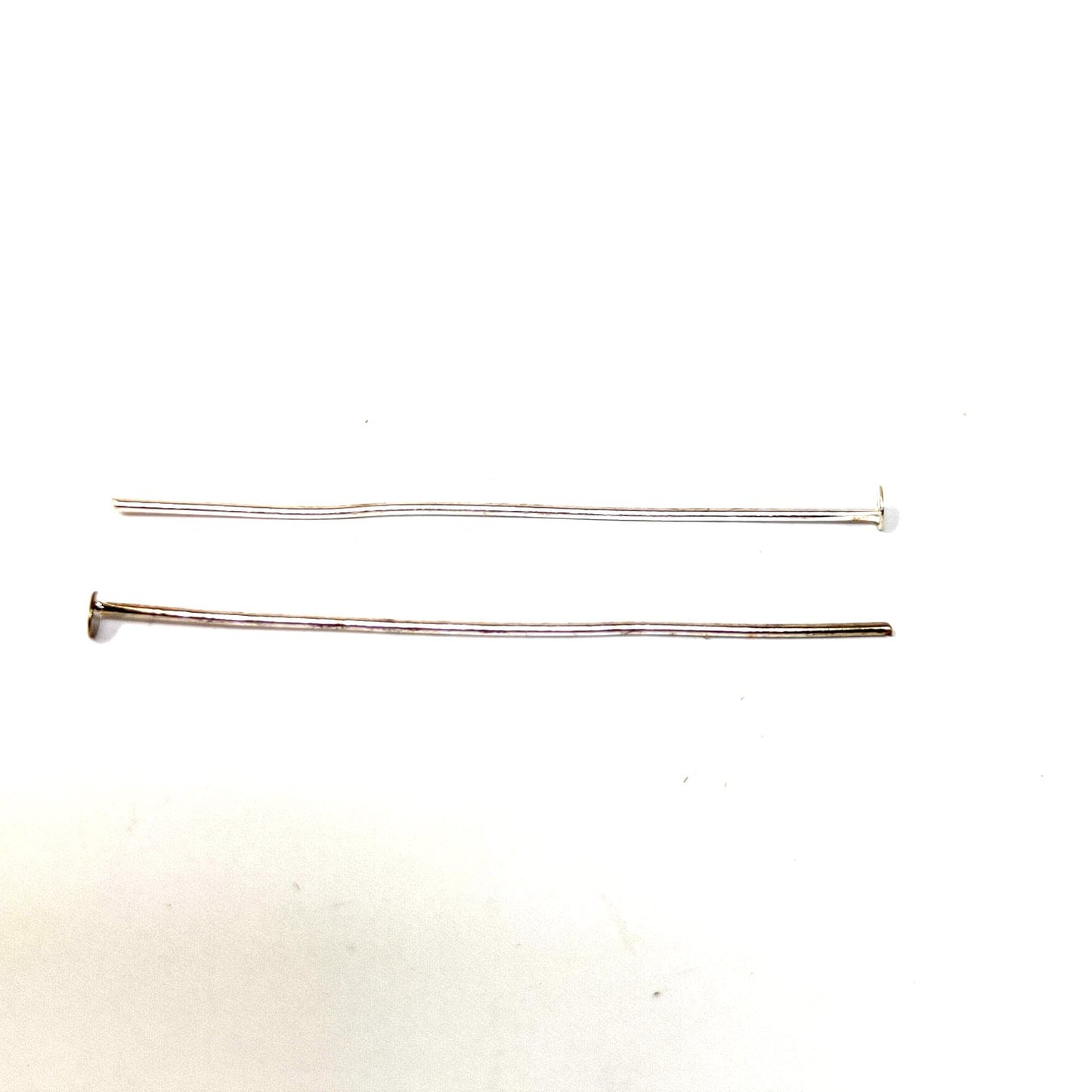 4.5 cm Silver Head Pins for Making Earrings and Jewellery (25 Pcs) - 96-26