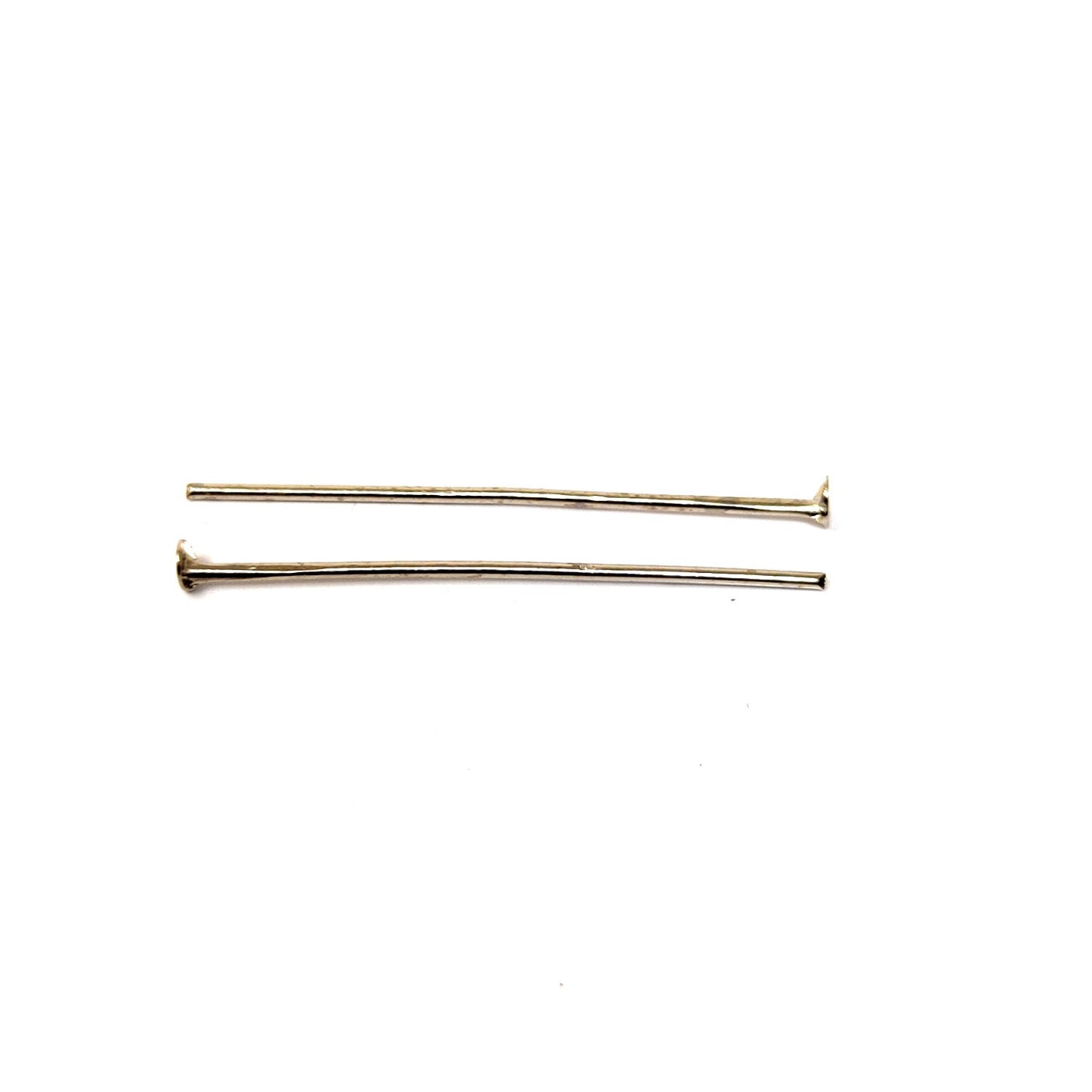 3 cm  Antique Silver Head Pins for Making Earrings and Jewellery (25 Pcs) - 96-27