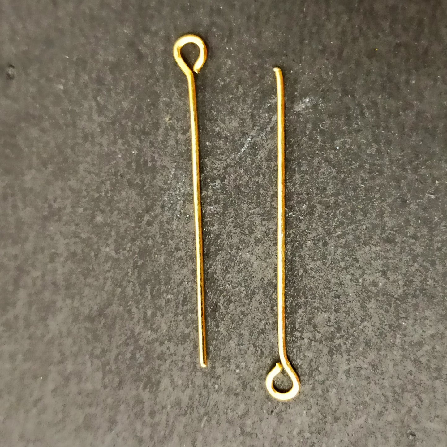 3.3 cm Golden Eye Pins for Making Earrings and Jewellery (25 Pcs) - 96-32