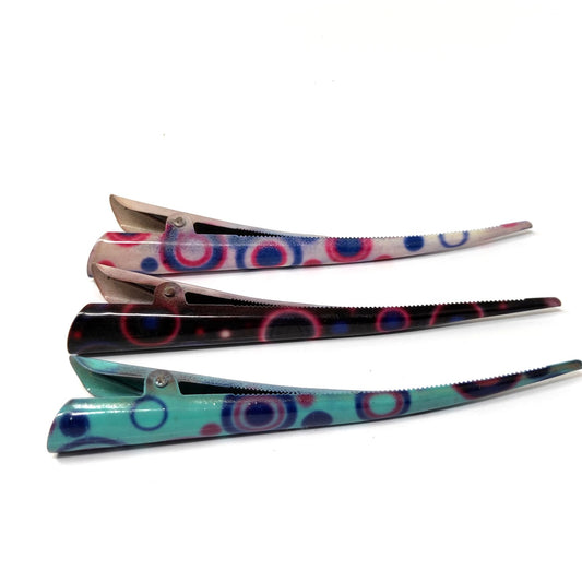 Anokhi Ada Large Metal Alligator Hair Clip for Girls and Women (Set of 3 Hair Clips)