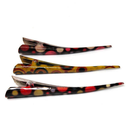 Anokhi Ada Large Metal Alligator Hair Clip for Girls and Women (Set of 3 Hair Clips)