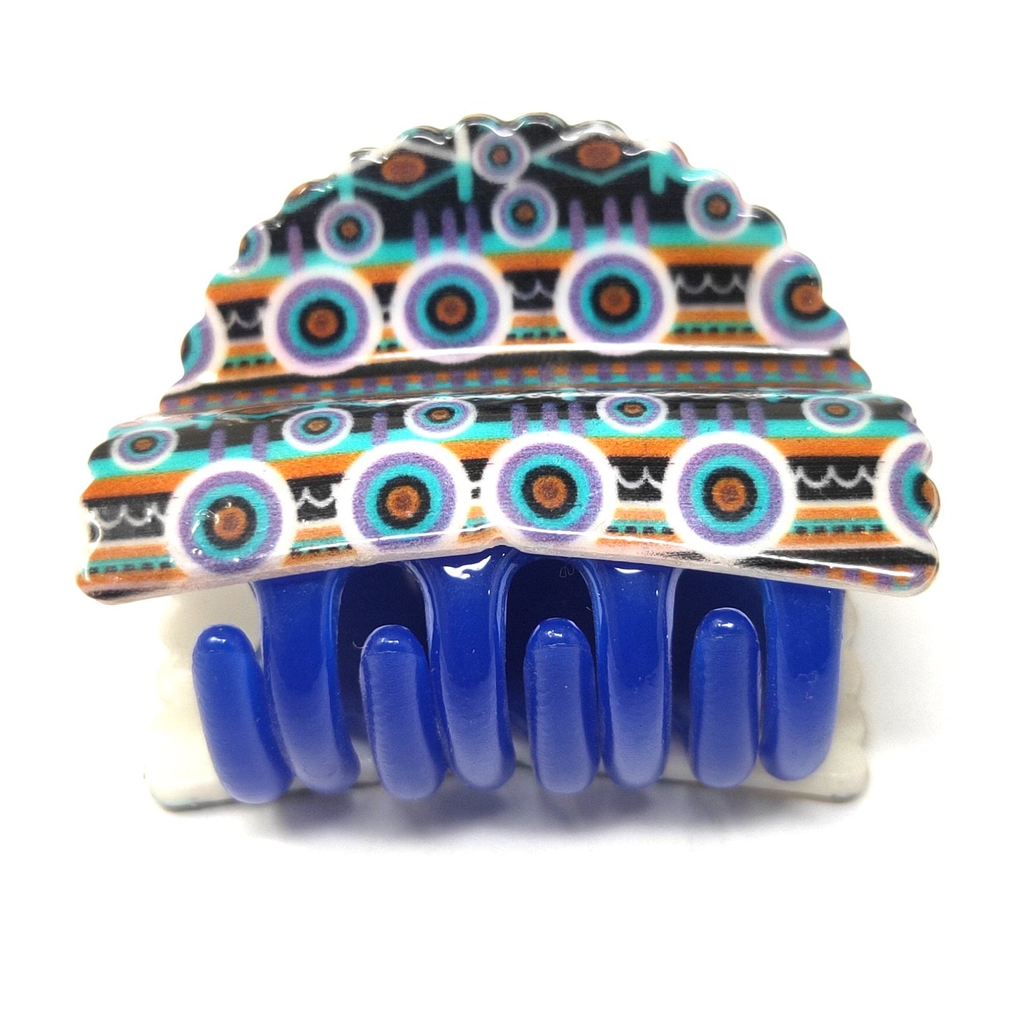 Textured Fancy Plastic Hair Clutcher / Hair Claw for Girls and Women (98-01 K Clutcher)