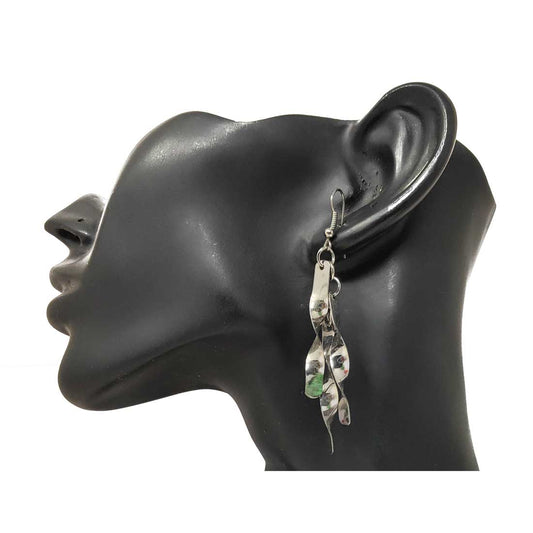 Anokhi Ada Metal Drop and Dangle Earrings for Girls and Women (Silver)-AC-02