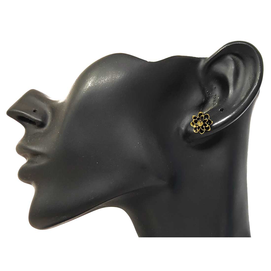 Anokhi Ada Metal Studs Earrings for Girls and Women ( Copper )-AE-01