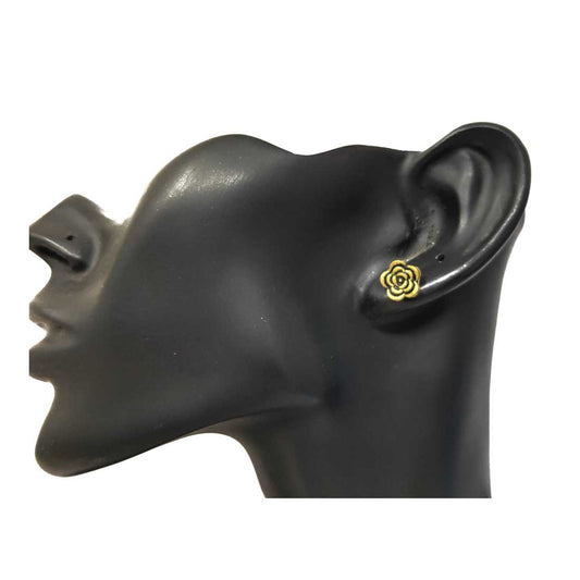 Anokhi Ada Metal Studs Earrings for Girls and Women ( Copper )-AE-03