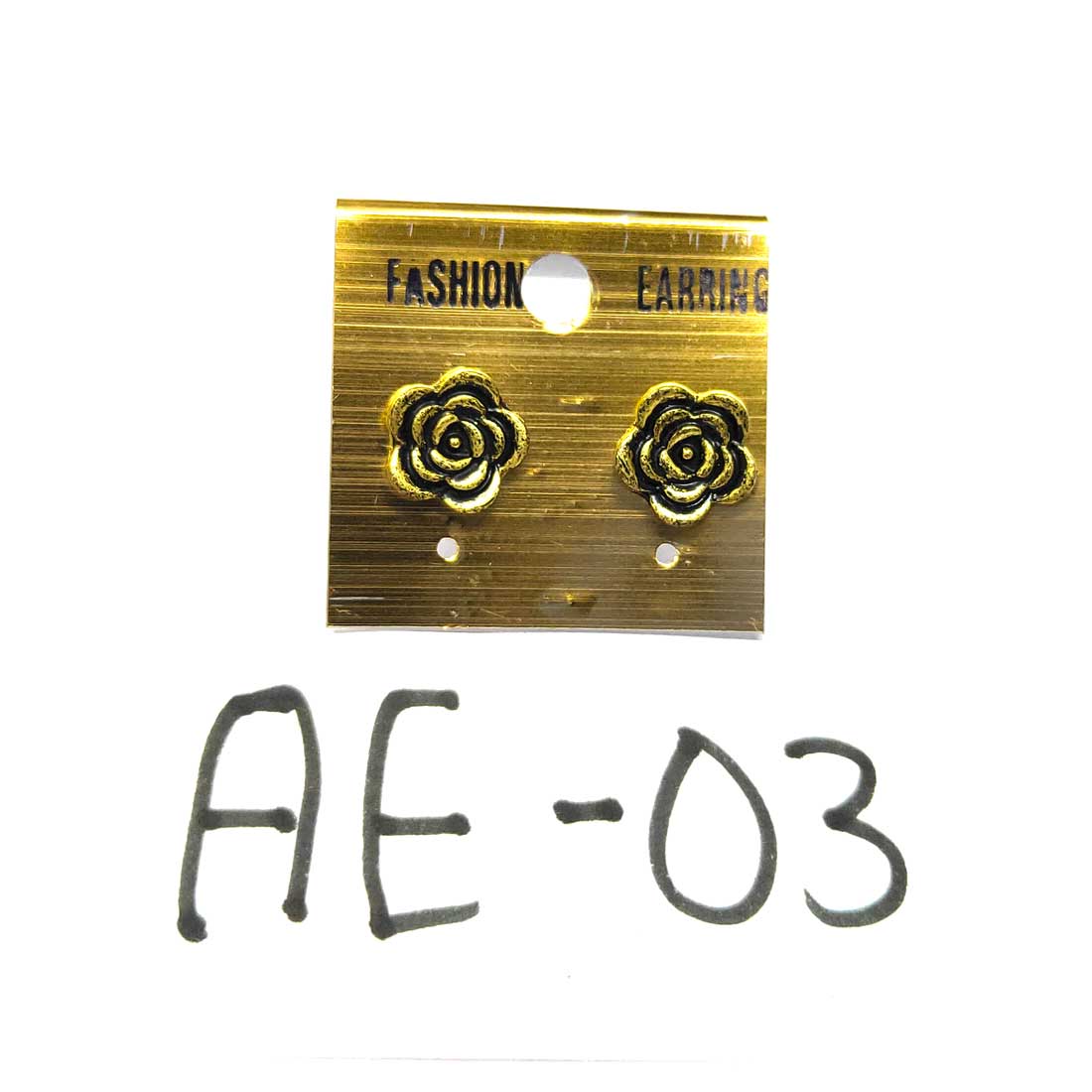 Anokhi Ada Metal Studs Earrings for Girls and Women ( Copper )-AE-03