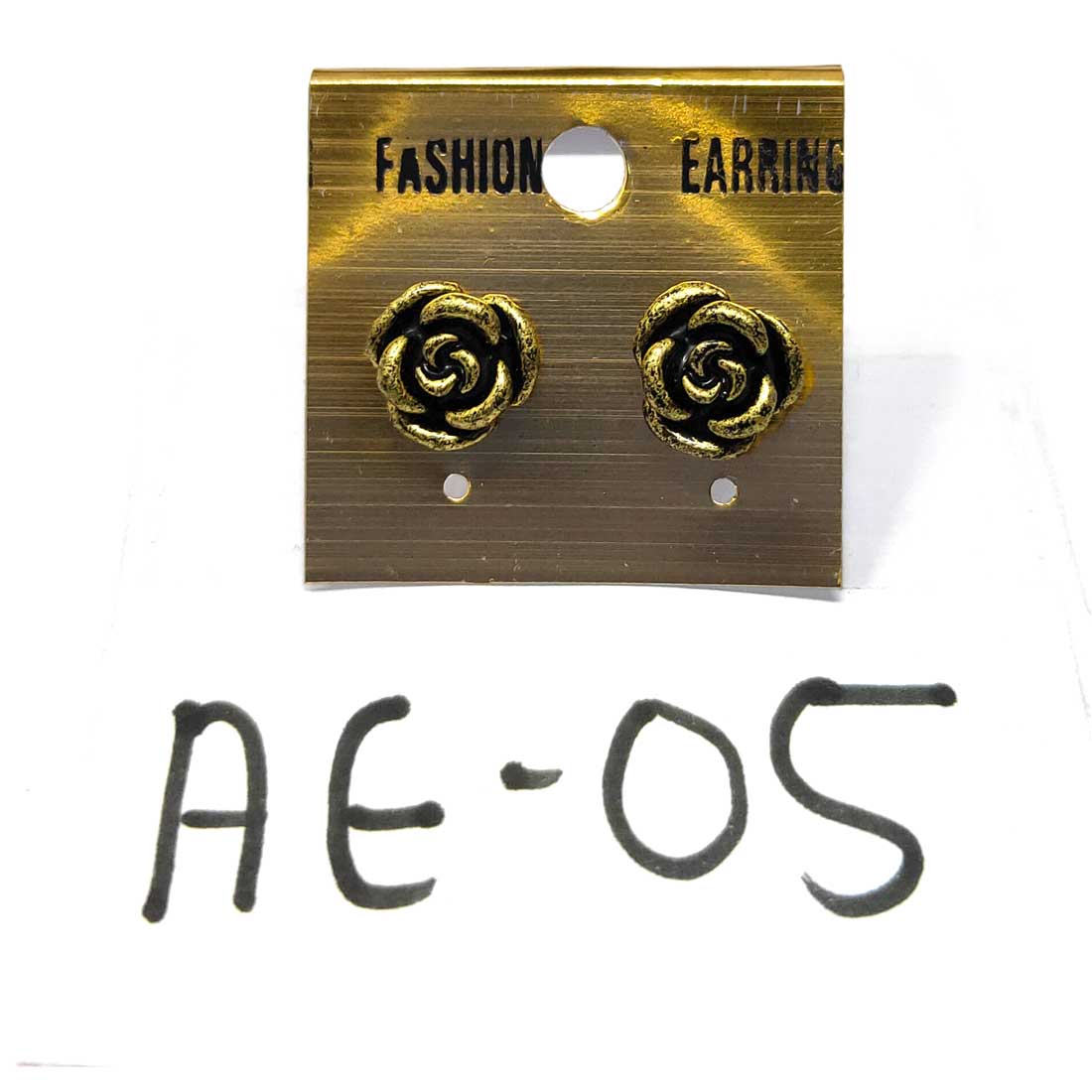 Anokhi Ada Metal Studs Earrings for Girls and Women ( Copper )-AE-05