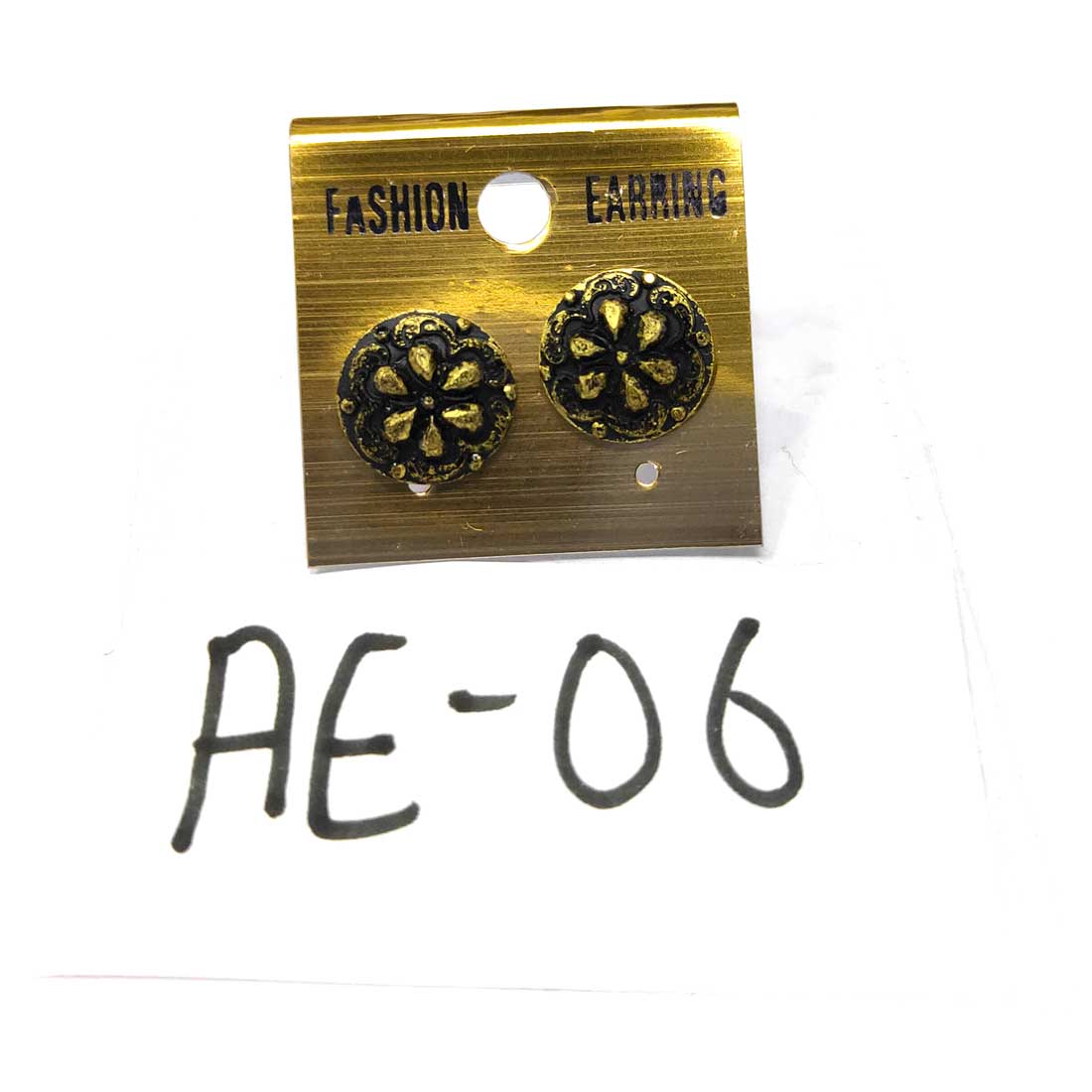 Anokhi Ada Metal Studs Earrings for Girls and Women ( Copper )-AE-06