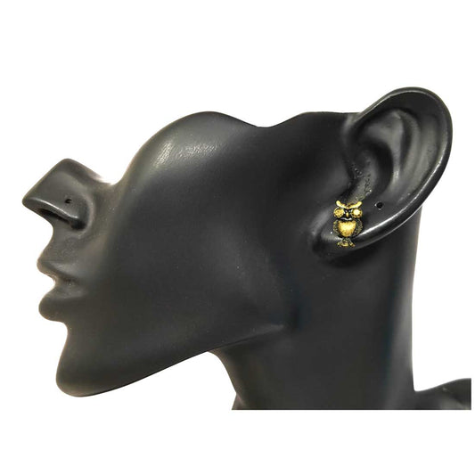 Anokhi Ada Metal Studs Earrings for Girls and Women ( Copper )-AE-08