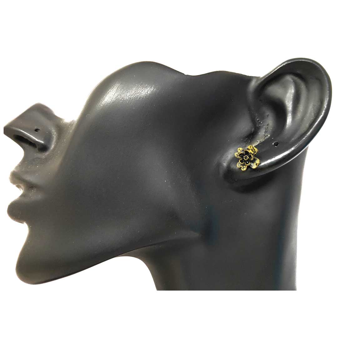 Anokhi Ada Metal Studs Earrings for Girls and Women ( Copper )-AE-09