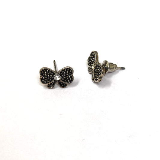 Anokhi Ada Metal Stud Earrings for Girls and Women (Silver)-AG-25