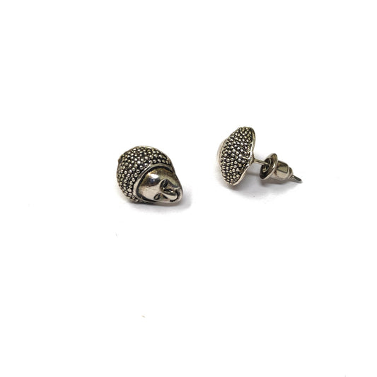 Anokhi Ada Metal Stud Earrings for Girls and Women (Silver)-AG-27