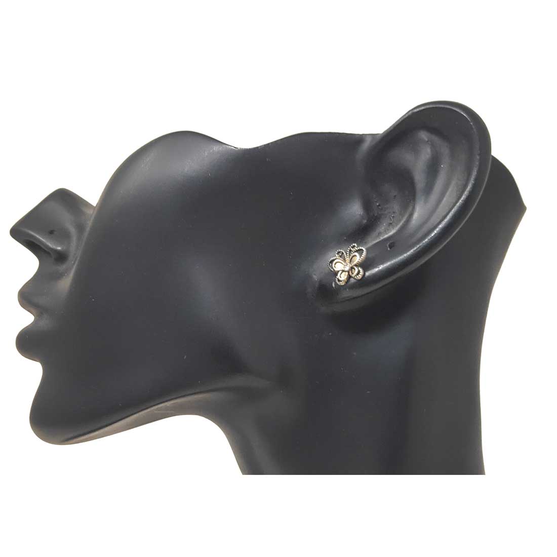 Anokhi Ada Metal Stud Earrings for Girls and Women (Golden)-AG-28