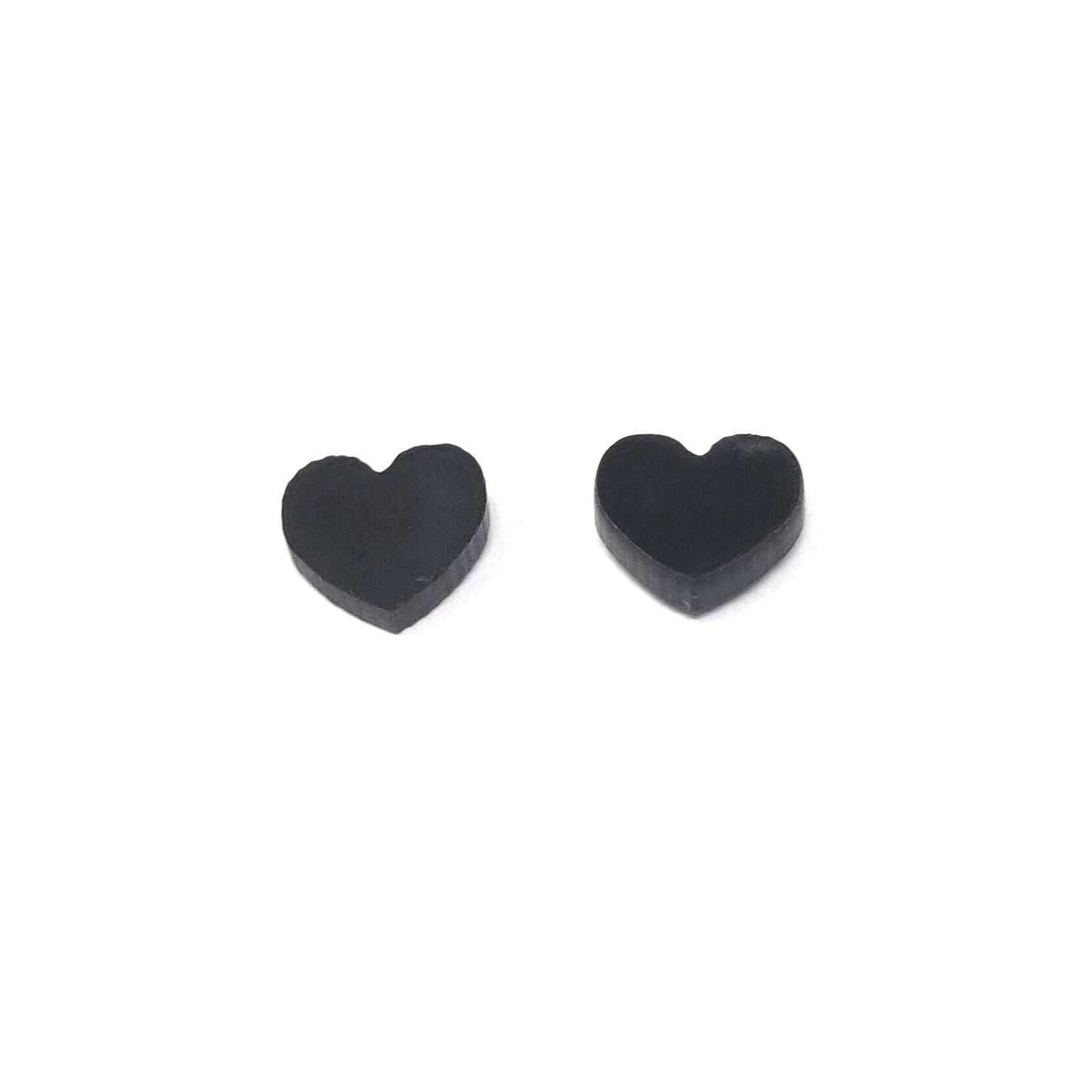 Anokhi Ada Plastic Magnetic Stud Earrings for both Girls and Boys (Black)-AL-19