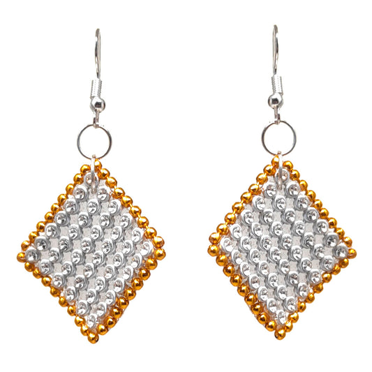 Anokhi Ada Handmade Metal Earrings  for Girls and Women (Silver)-AN-02