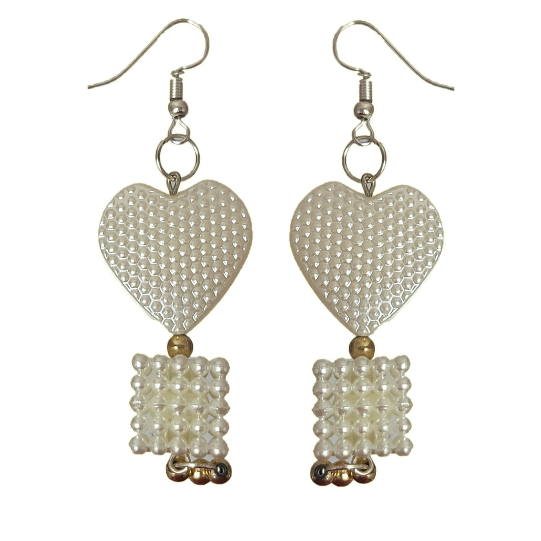 Buy Crunchy Fashion Handcrafted White Tasseled Beaded Earrings Online at  Best Prices in India - JioMart.