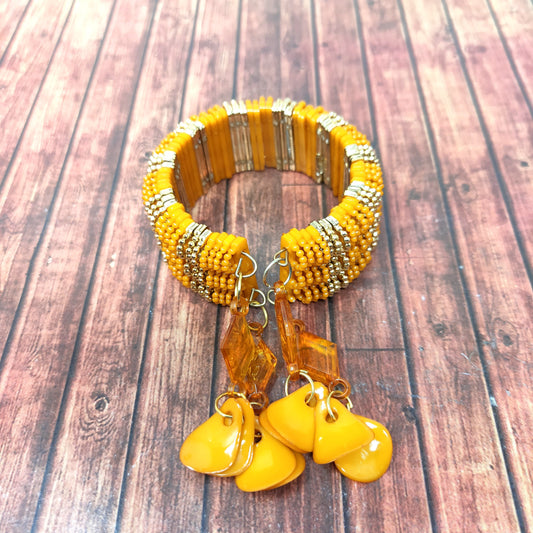 Anokhi Ada Plastic Beads Stylish Latkan Cuff Bangle Bracelet for Kids and Girls (AO-02 Bracelet)