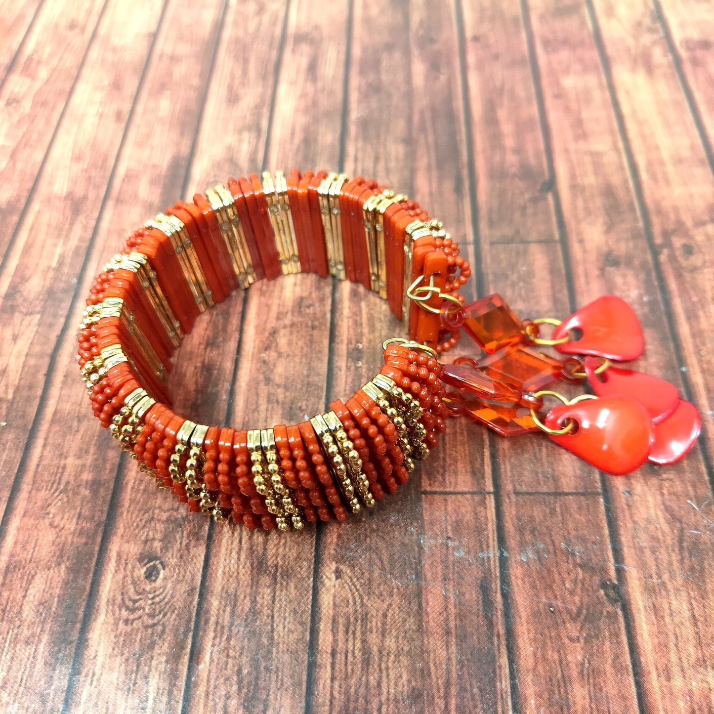 Anokhi Ada Plastic Beads Stylish Latkan Cuff Bangle Bracelet for Kids and Girls (AO-03 Bracelet)