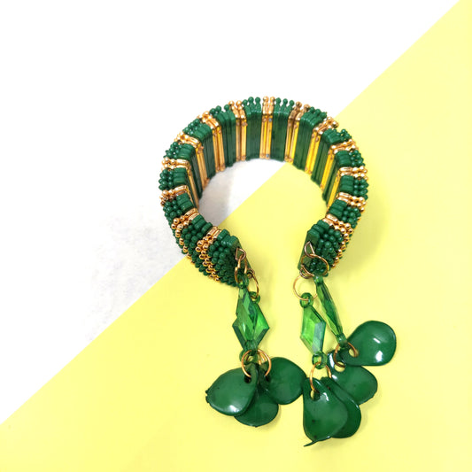 Anokhi Ada Plastic Beads Stylish Latkan Cuff Bangle Bracelet for Kids and Girls (AO-18 Bracelet)