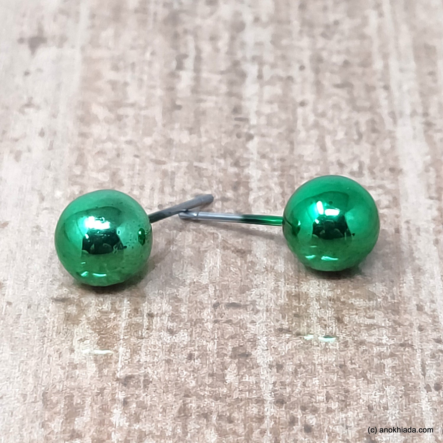 Brilliant Round Cut Ocean Green Spinel Sterling Silver Earrings – MUSH.CO