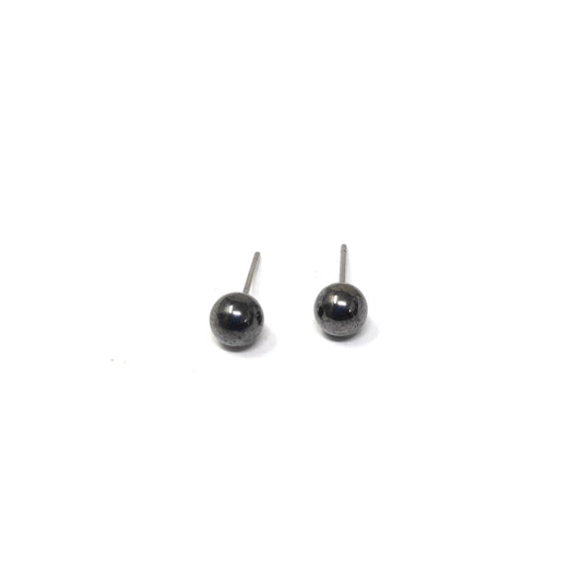 Anokhi Ada Round Metal Stud Earrings for Girls ( Antique, AS-01B )