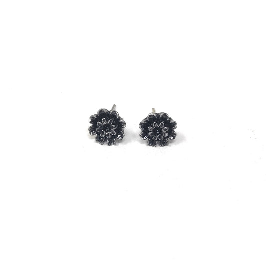 Anokhi Ada Floral Metal Stud Earrings for Girls ( Silver, AS-03A )
