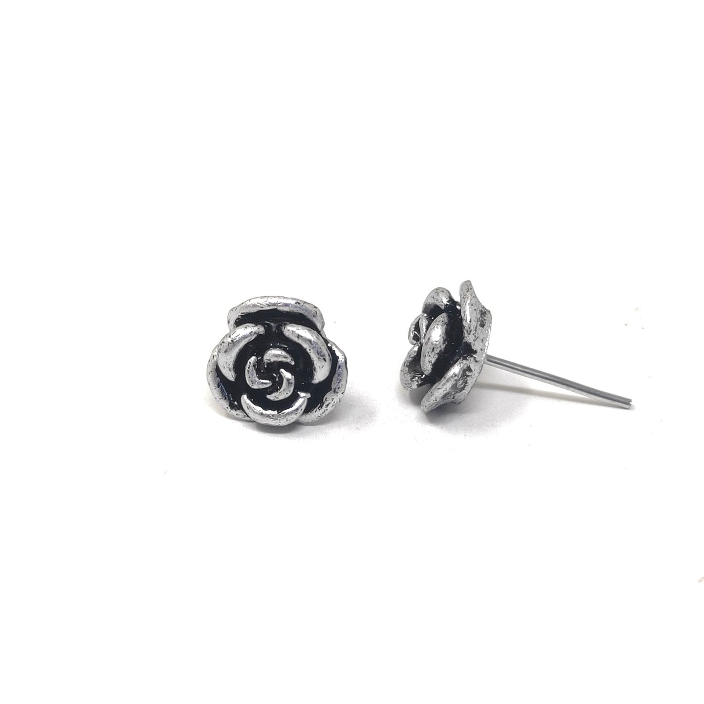 Anokhi Ada Floral Stud Earrings Combo of Three for Girls ( Silver, AS-03)
