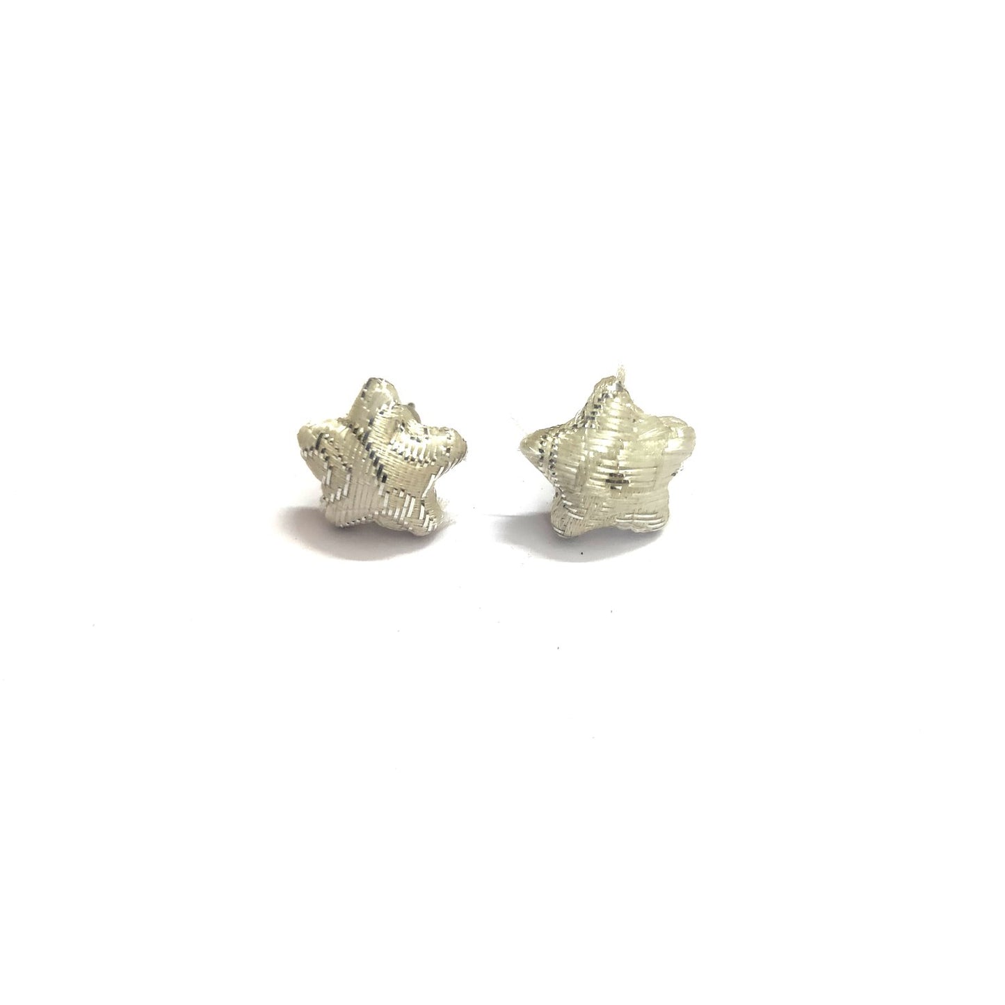 Anokhi Ada Fancy Small Star Shaped Stud Earrings for Girls ( White, AS-07A )