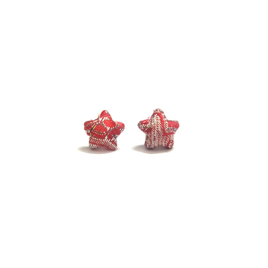 Anokhi Ada Fancy Small Star Shaped Stud Earrings for Girls ( Red, AS-07C )