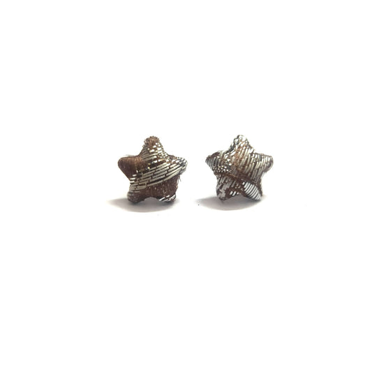 Anokhi Ada Fancy Small Star Shaped Stud Earrings for Girls ( Brown, AS-07E )