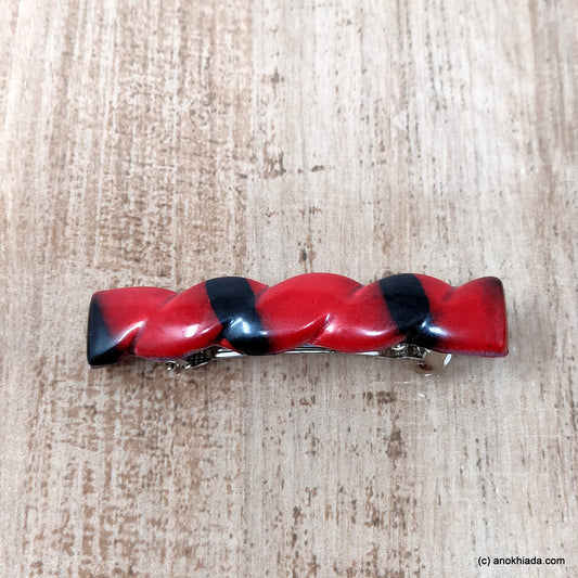 Textured French Barrette Hair Clip for Girls & Woman ( BD-05B )