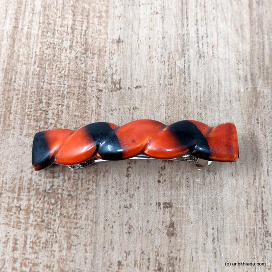 Textured French Barrette Hair Clip for Girls & Woman ( BD-05D )
