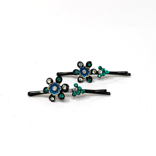 Anokhi Ada Floral  Fancy Bobby Pin for Girls and Women for Occasion (BE-23)