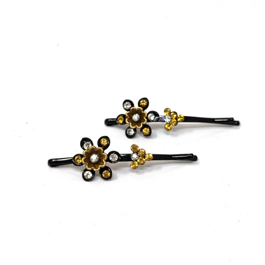 Anokhi Ada Floral  Fancy Bobby Pin for Girls and Women for Occasion (BE-24)
