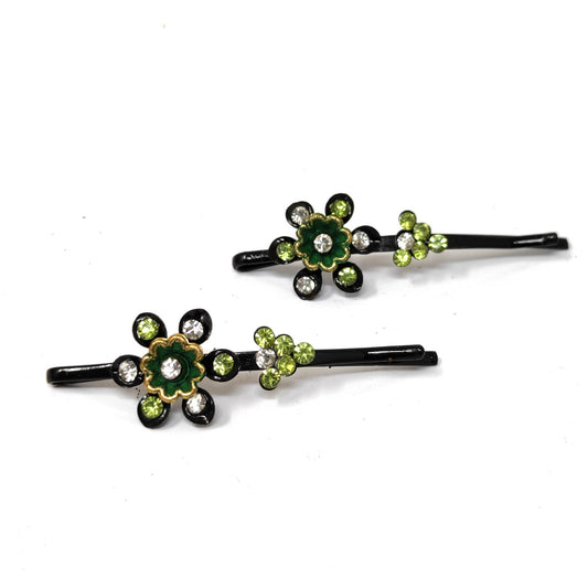 Anokhi Ada Floral Fancy Bobby Pin for Girls and Women for Occasion (BE-26)