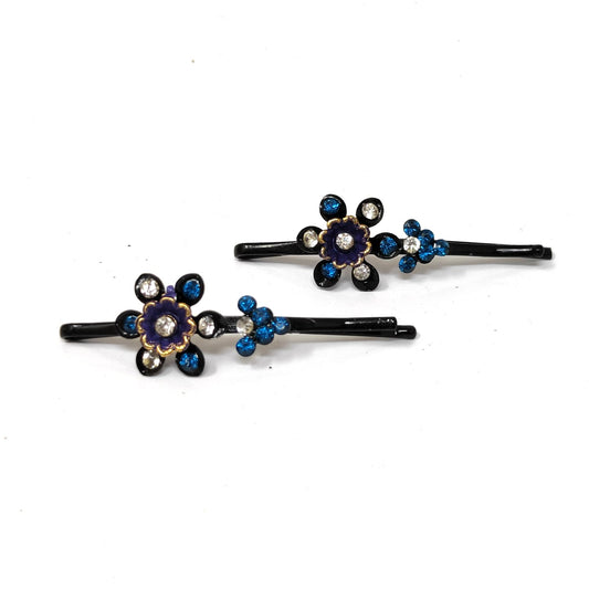Anokhi Ada Floral  Fancy Bobby Pin for Girls and Women for Occasion (BE-27)